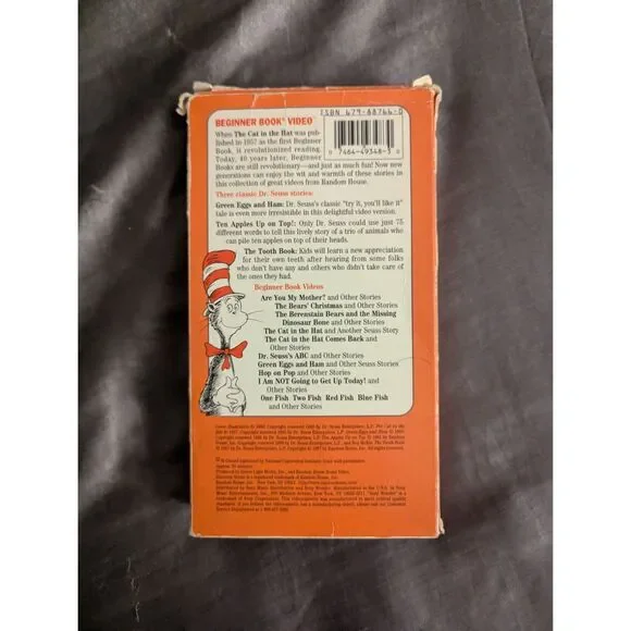 Dr. Seuss Green Eggs and Ham VHS + Other Seuss Stories - Picture 2 of 3